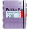 Pukka Pad Project Wirebound Notebook, A4, Ruled & Perforated, 200 Pages, Pack of 3