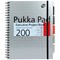 Pukka Pad Project Wirebound Notebook, A4, Ruled & Perforated, 200 Pages, Pack of 3