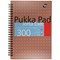 Pukka Pad Ruled Metallic Wirebound Executive Jotta Notepad 300 Pages A4+ Copper (Pack of 3)7019-MET Pukka Pad Ruled Metallic Wirebound Executive Jotta Notepad 300 Pages A4+ Copper (Pack of 3)7019-MET