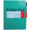 Pukka Pad Wirebound Project Book, B5, Ruled & Perforated, 200 Pages, Green, Pack of 3