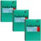 Pukka Pad Jotta Wirebound Notebook, B5, Ruled & Perforated, 200 Pages, Green, Pack of 3