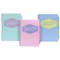 Pukka Pad Wirebound Project Book, A4, Ruled, 200 Pages, Assorted Pastel, Pack of 3