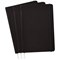 Pukka Pads Carpe Diem Casebound Journal, 210x133mm, Ruled, 192 Pages, Black, Pack of 3