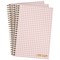 Pukka Ballerina Hardcover Notebook B5 Pink Check (Pack of 3)