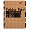 Pukka Pad Kraft Project Book, A4, Ruled, 200 Pages, Brown, Pack of 3 Pukka Pad Kraft Project Book, A4, Ruled, 200 Pages, Brown, Pack of 3