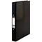 Pukka Brights Ring Binder, A4, 2 O-Ring, 25mm Capacity, Black, Pack of 10