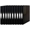 Pukka Brights Ring Binder, A4, 2 O-Ring, 25mm Capacity, Black, Pack of 10