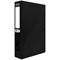 Pukka Brights Box File, 75mm Spine, Foolscap, Black, Pack of 10