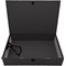 Pukka Brights Box File, 75mm Spine, Foolscap, Black, Pack of 10
