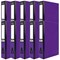Pukka Brights Box File, 75mm Spine, Foolscap, Purple, Pack of 10 Pukka Brights Box File, 75mm Spine, Foolscap, Purple, Pack of 10