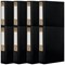 Pukka Recycled Box File, Foolscap, Black, Pack of 8