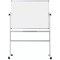 Bi-Office BioFusion Mobile Revolving Magnetic Whiteboard, Lacquered Steel, 1200x900mm