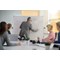 Bi-Office BioFusion Mobile Revolving Magnetic Whiteboard, Lacquered Steel, 1500x1200mm