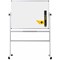 Bi-Office BioFusion Mobile Revolving Magnetic Whiteboard, Ceramic, 1500x1200mm
