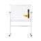 Bi-Office BioFusion Mobile Portrait Revolving Magnetic Whiteboard, 900x1200mm