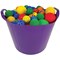 Playsense Little Ball Pack Assorted Size and Colours (Pack of 56)