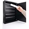 Pavo High Security Smart Steel Key Cabinet 50 Key Capacity Dark Grey DF70401