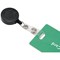 Announce Badge Reel, 660mm, Charcoal, Pack of 10
