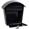 Phoenix Clasico Front Loading Letter Box, Black