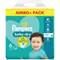 Pampers Baby Dry Taped Nappies, Size 6 Jumbo, Pack of 124