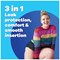 Tampax Compak Pearl Applicator Tampons, Super, Pack of 128