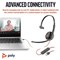 Poly Blackwire 3210 Monaural UC USB-C/A Headset 8X214AA