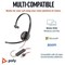 Poly Blackwire 3210 Monaural UC USB-C/A Headset 8X214AA