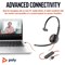 Poly Blackwire 3210 Monaural UC USB-C/A Headset 8X214AA