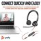 Poly Blackwire 3325 Stereo 3.5mm + USB-C/A Headset 8X221AA