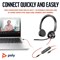 Poly Blackwire 3325 Stereo 3.5mm + USB-C/A Headset 8X221AA