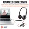 Poly Blackwire 3220 Stereo UC USB-C/A Headset 8X228AA