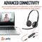 Poly Blackwire 3225 Stereo UC 3.5mm + USB-C/A Headset Bulk 8X229A6