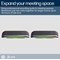 HP Poly Sync 40+ Microsoft Teams Certified USB-A USB-C Speakerphone +BT700 USB-A Adapter