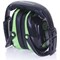 Beeswift Qed27 Headband Ear Defenders, Black & Green