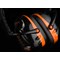 Beeswift Qed31 Headband Ear Defenders, Black & Orange