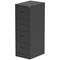 Qube 4 Drawer Filing Cabinet Black
