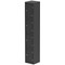 Qube Locker 4 Door 1800mm High Black