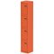 Qube Locker 4 Door 1800mm High Sienna Orange