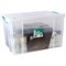 StoreStack Storage Box, 85 Litres, Clear