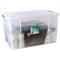 StoreStack Storage Box, 85 Litres, Clear