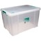 StoreStack Storage Box, 85 Litres, Clear
