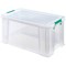 StoreStack Storage Box, 54 Litres, Clear