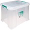 StoreStack Storage Box, 36 Litres, Clear