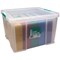 StoreStack Storage Box, 48 Litres, Clear