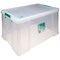 StoreStack Storage Box, 70 Litres, Clear