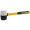 Rolson Combination Rubber Mallet 16oz Black/White Pack of 6 10560