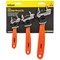 Rolson 3 Piece Adjustable Wrench Set Pack of 4 19024