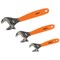 Rolson 3 Piece Adjustable Wrench Set Pack of 4 19024