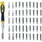 Rolson 51 Piece Precision Screwdriver and Bit Set Pack of 6 28288