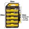 Rolson 51 Piece Precision Screwdriver and Bit Set Pack of 6 28288